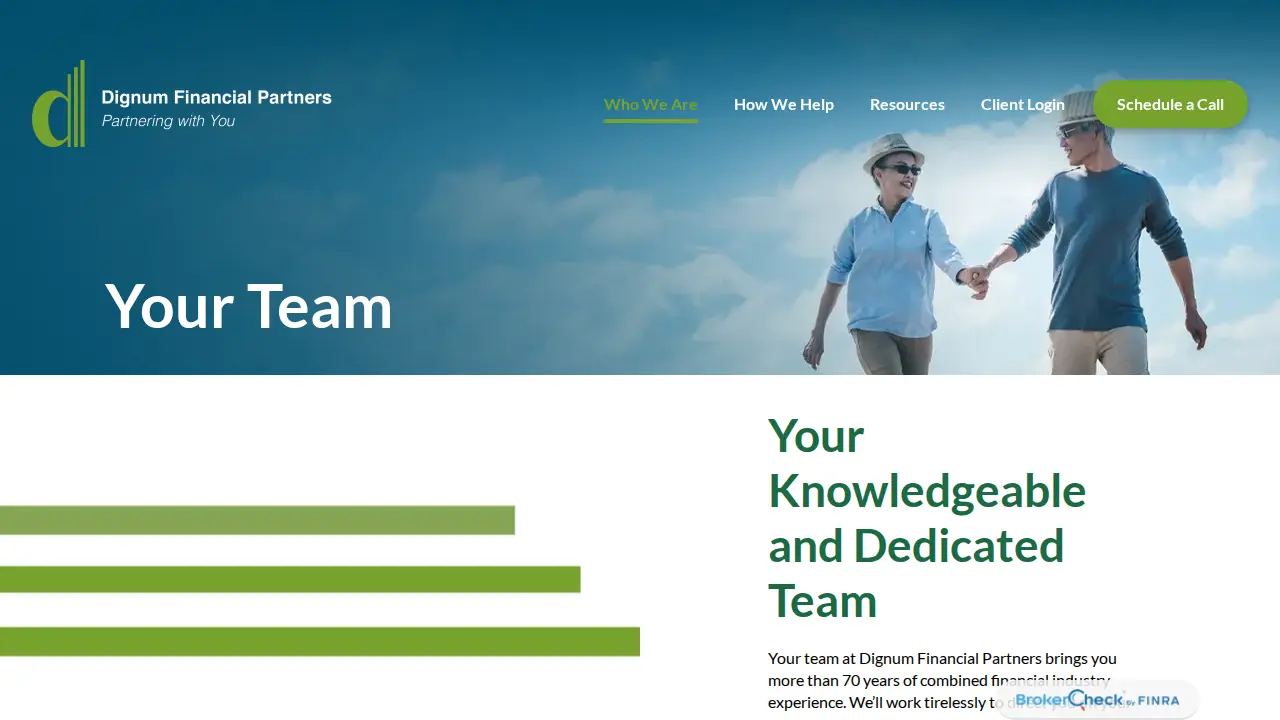 Dignum Financial Partners page