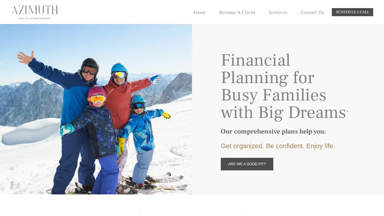 Azimuth Wealth Management, Inc. website