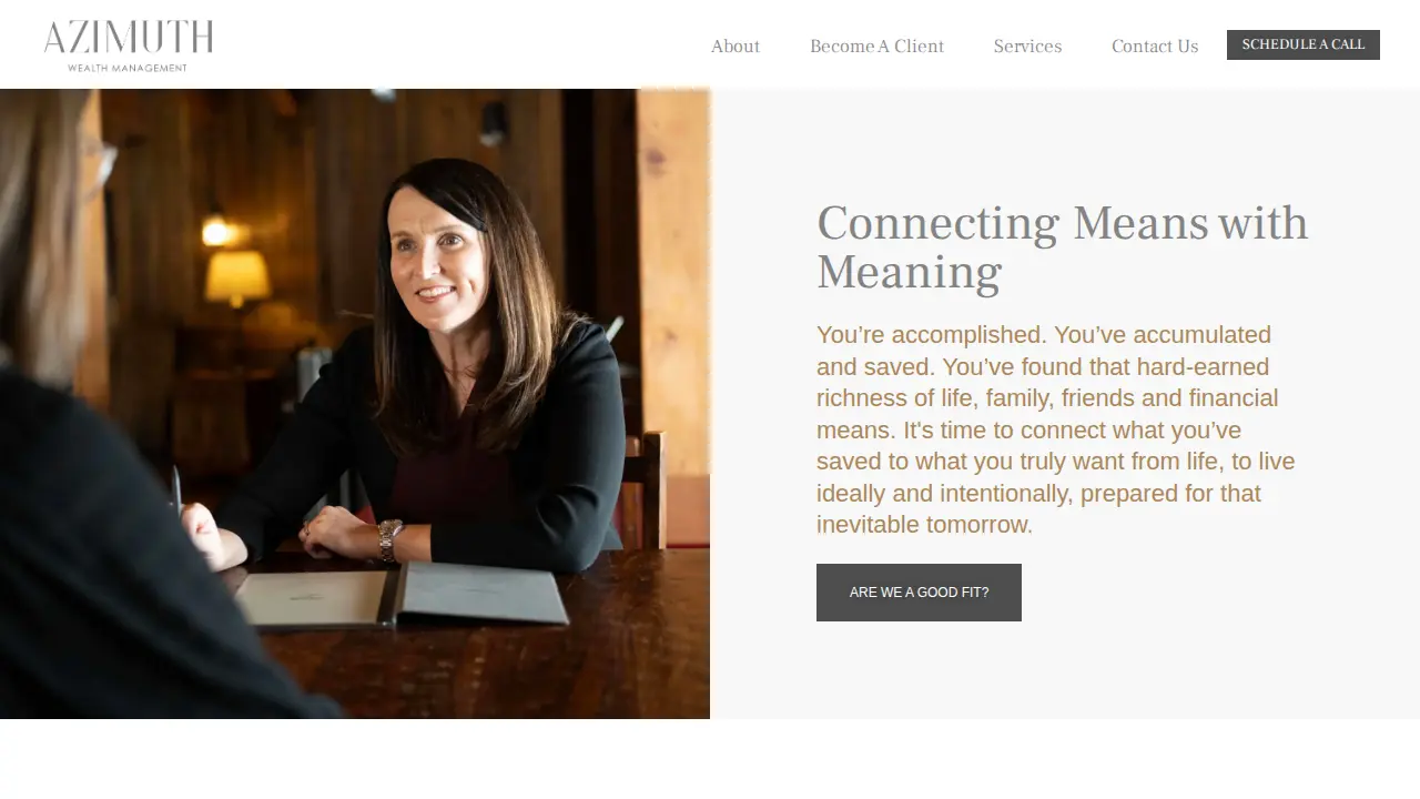 Azimuth Wealth Management, Inc. page