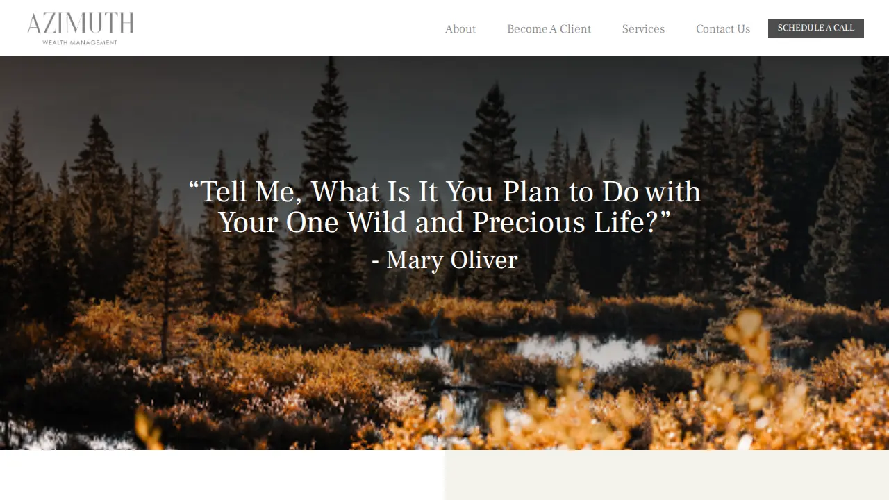 Azimuth Wealth Management, Inc. page