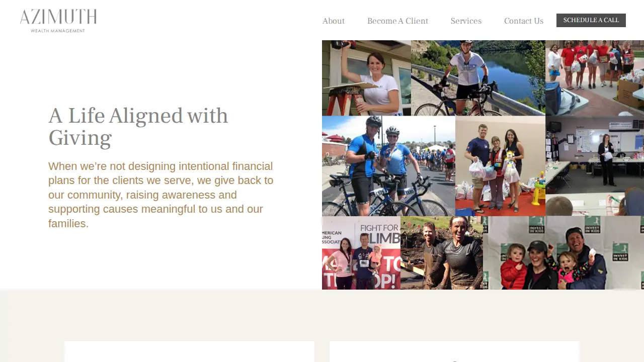 Azimuth Wealth Management, Inc. page