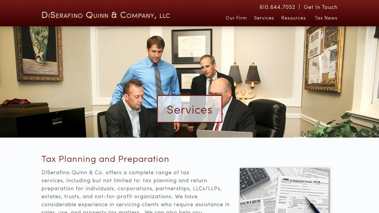 Di Serafino Quinn & Co page