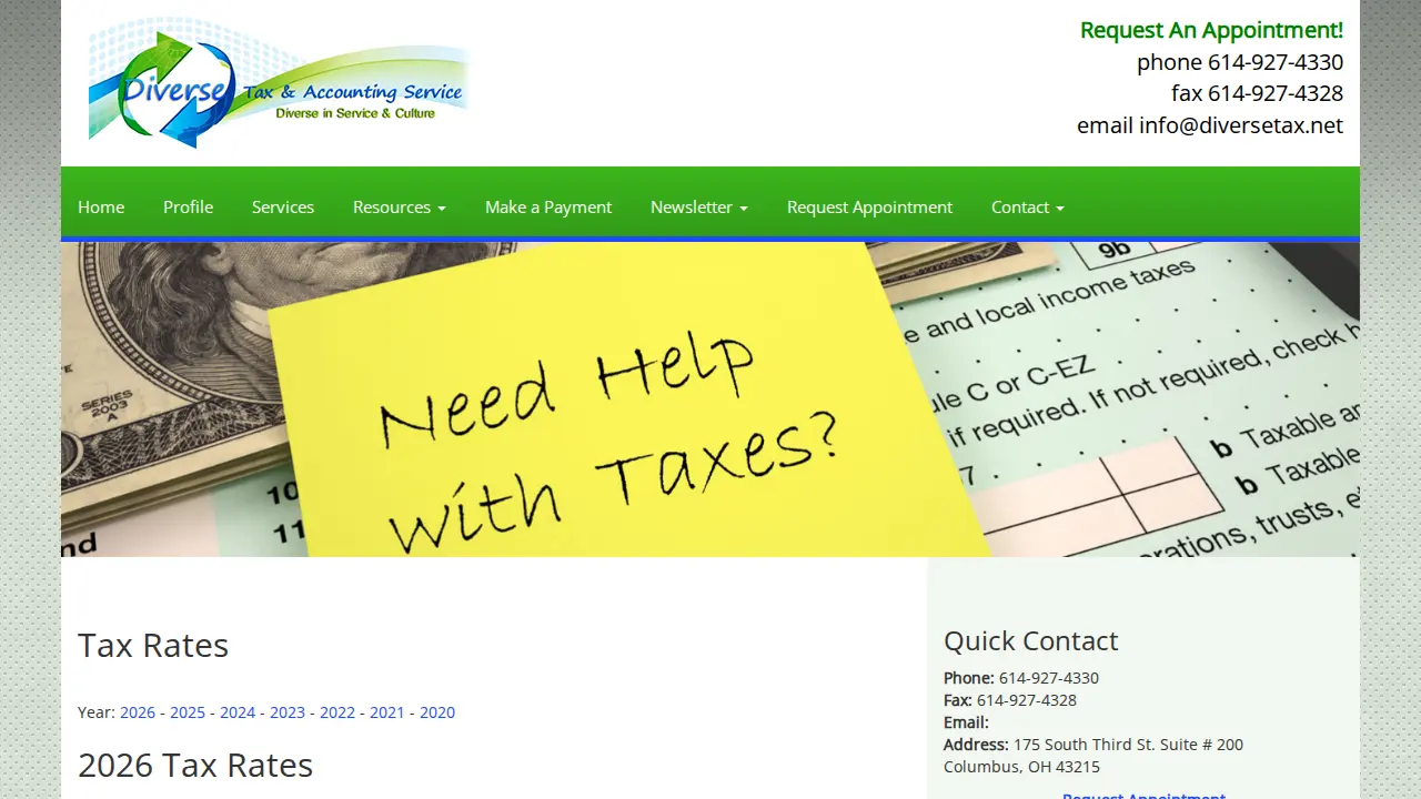 Diverse Tax & Accounting Services, LLC page
