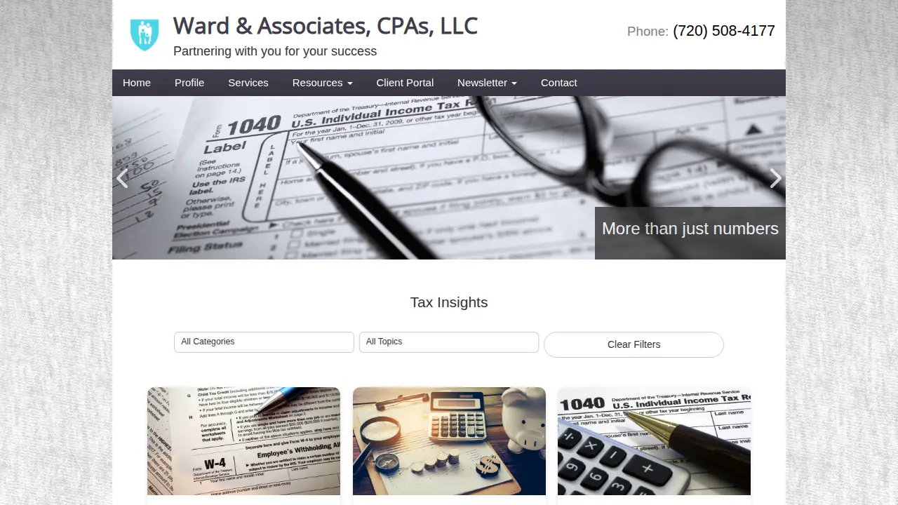 Ward & Associates CPAs, LLC page