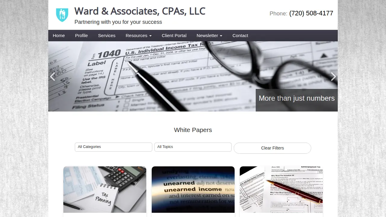 Ward & Associates CPAs, LLC page