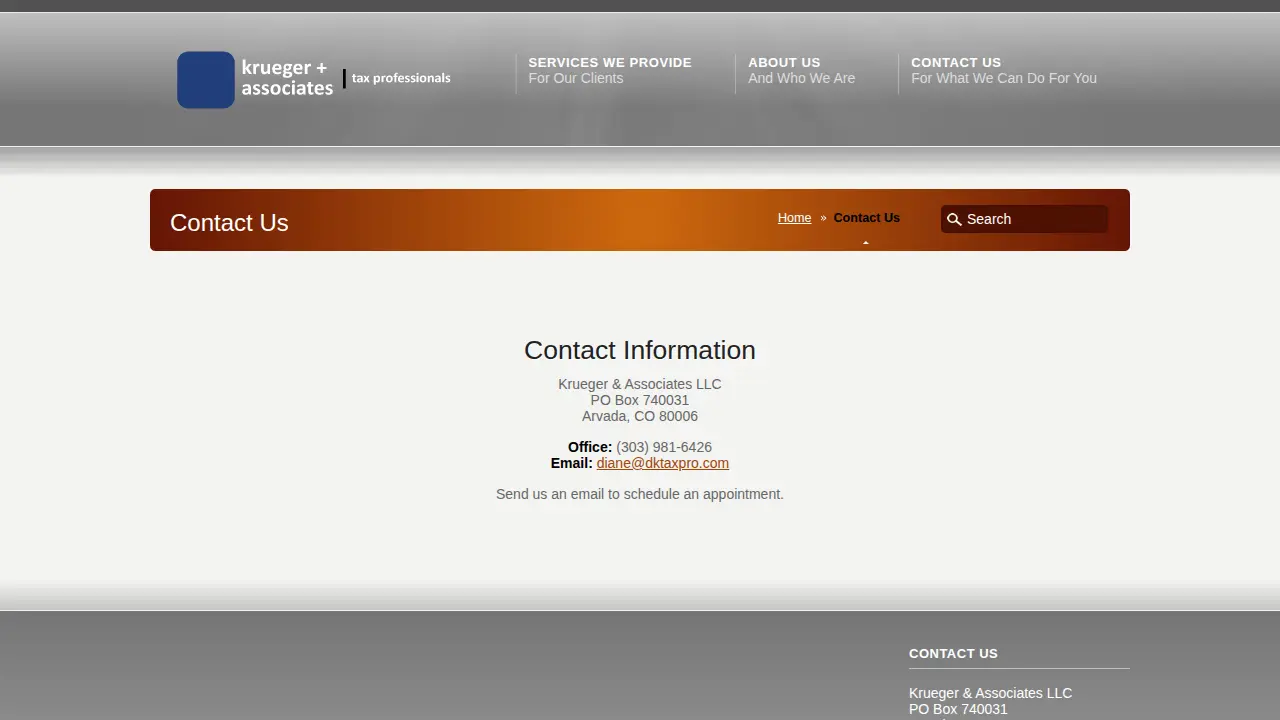 krueger and associates tax professionals page