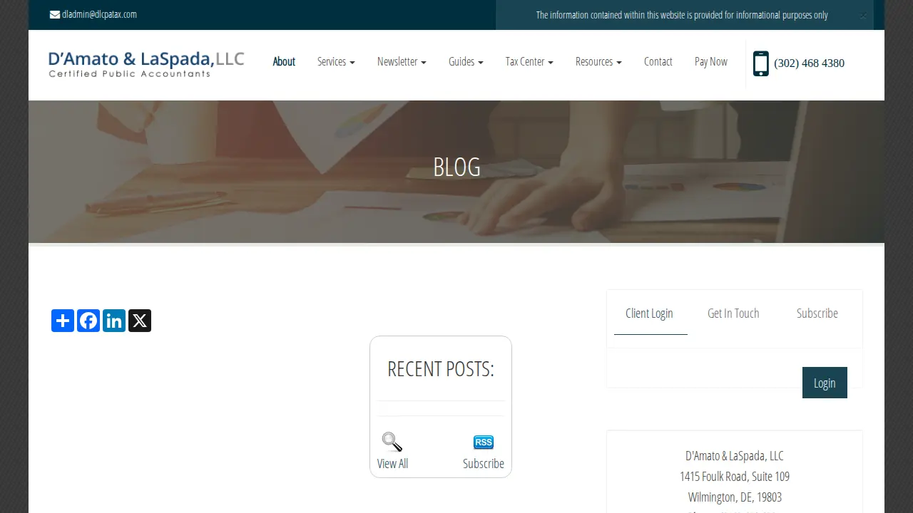 D'Amato & LaSpada, LLC page