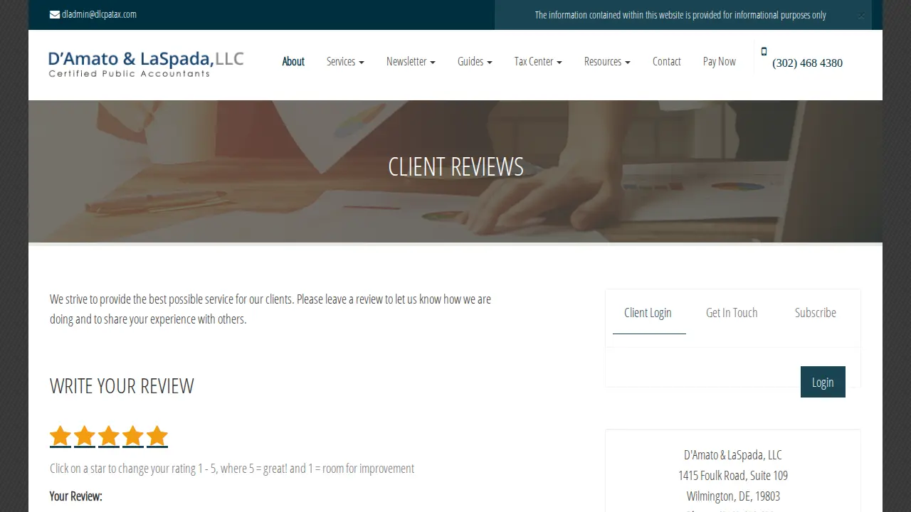 D'Amato & LaSpada, LLC page