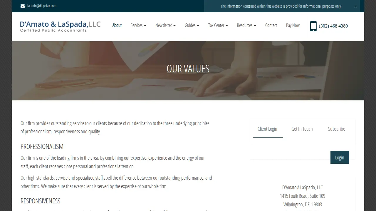 D'Amato & LaSpada, LLC page
