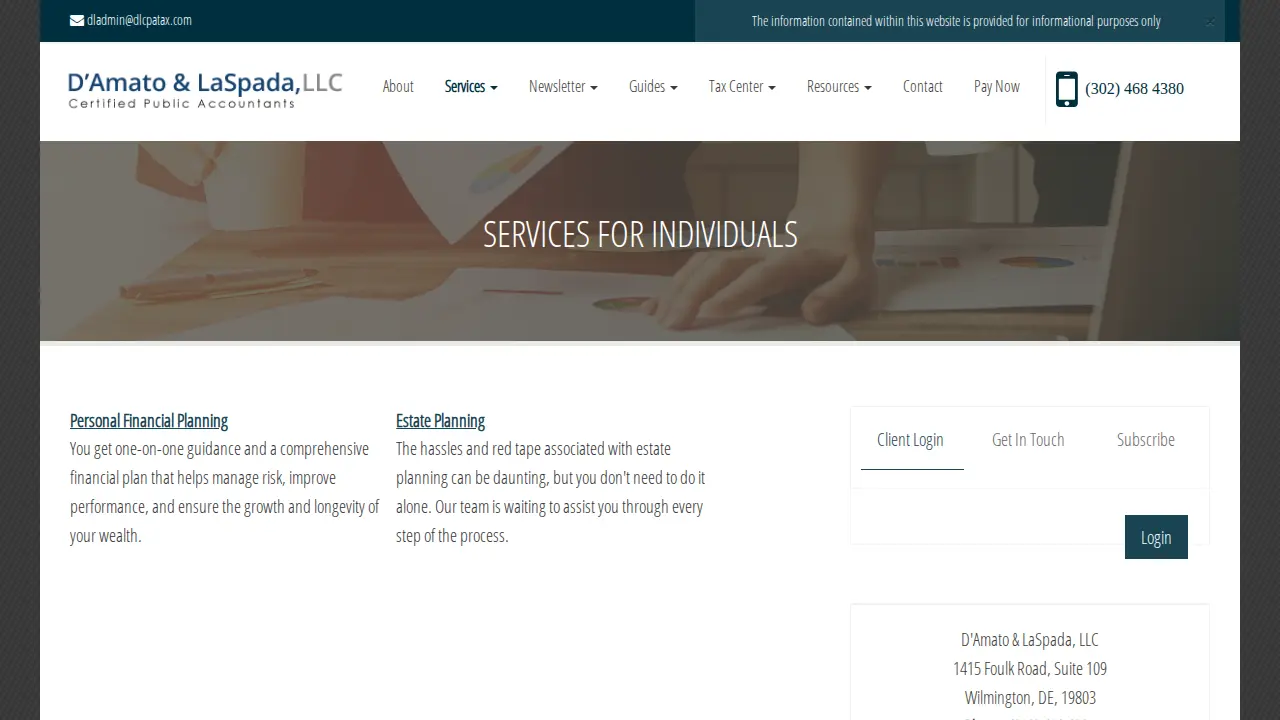 D'Amato & LaSpada, LLC page
