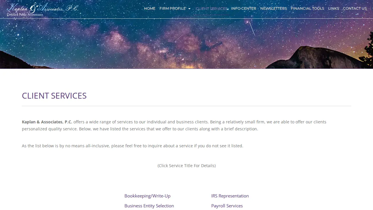 Kaplan & Associates, P.C. page