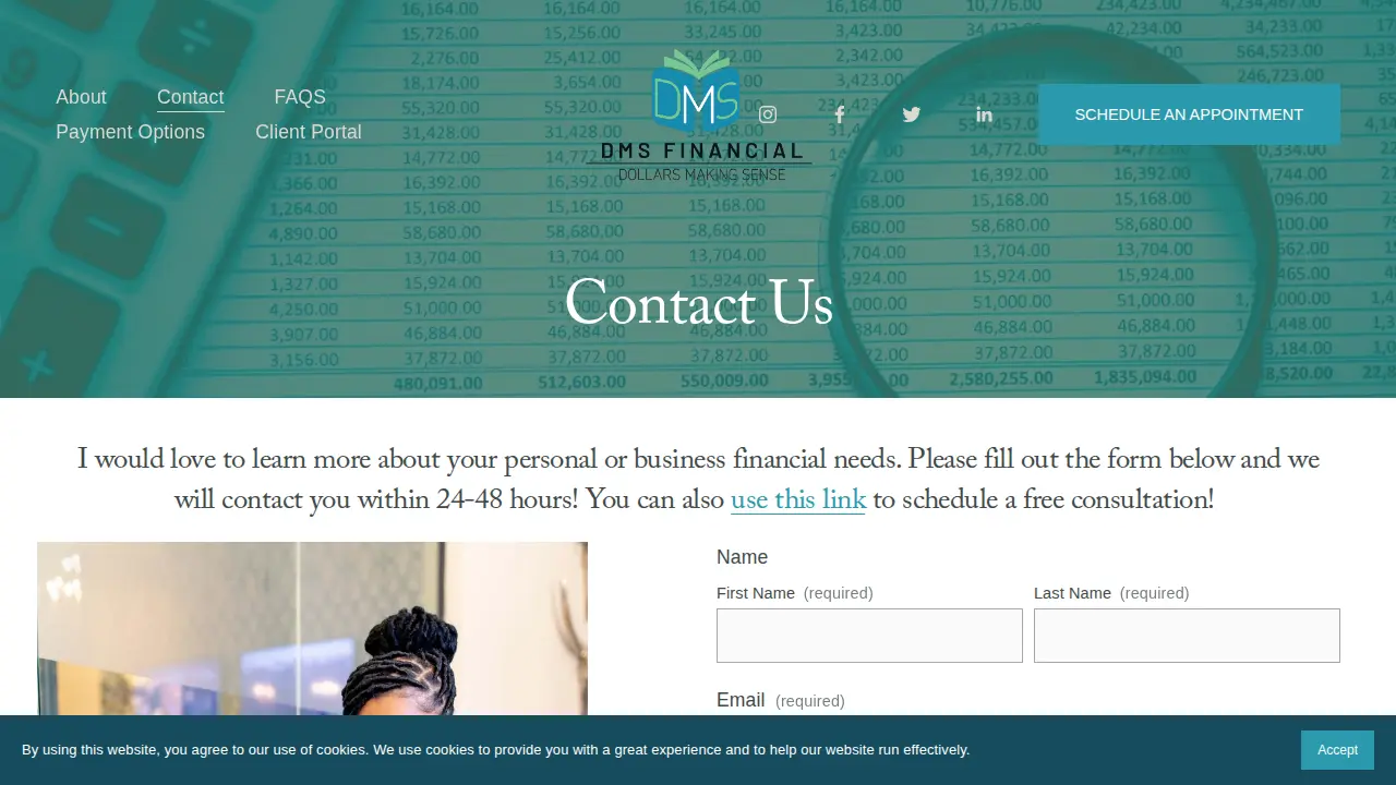 DMS Financial Consulting LLC page