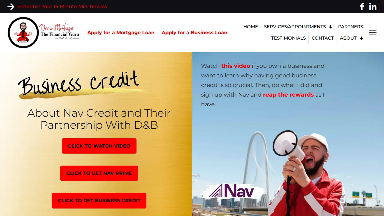 DM The Financial Guru LLC page