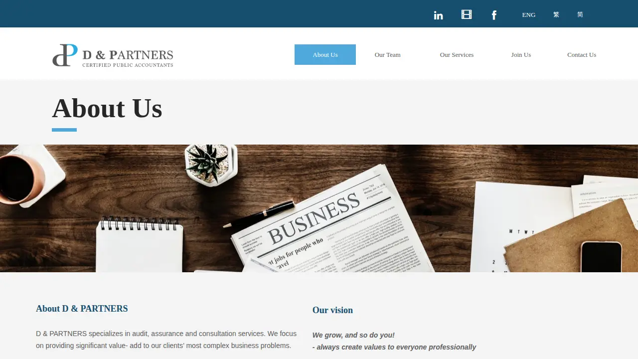 D & Partners CPA Limited page
