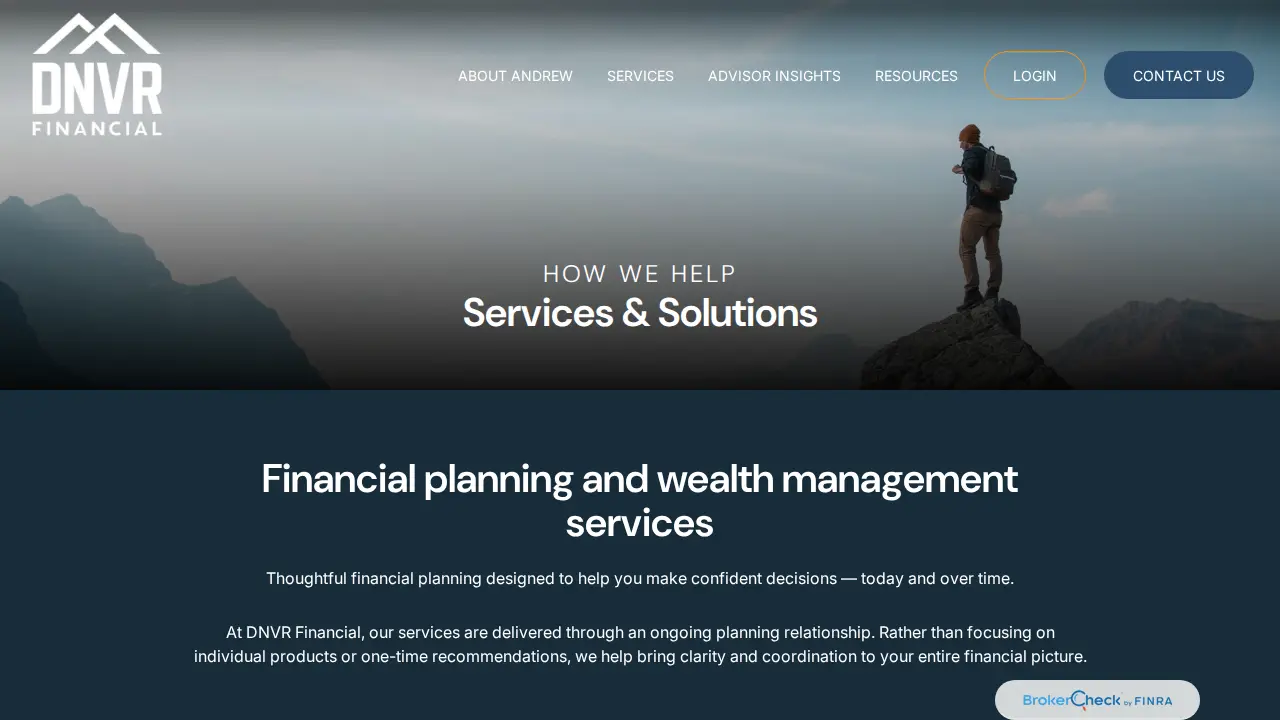 DNVR Financial page
