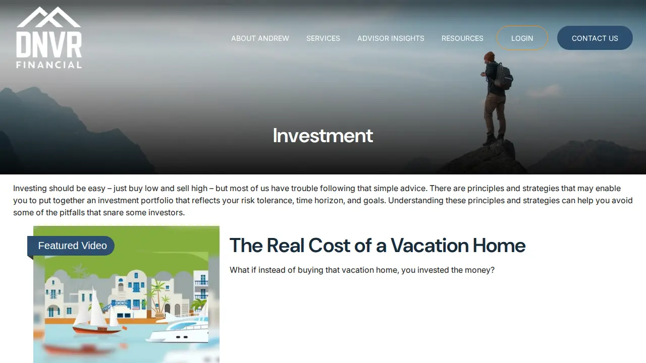 DNVR Financial page