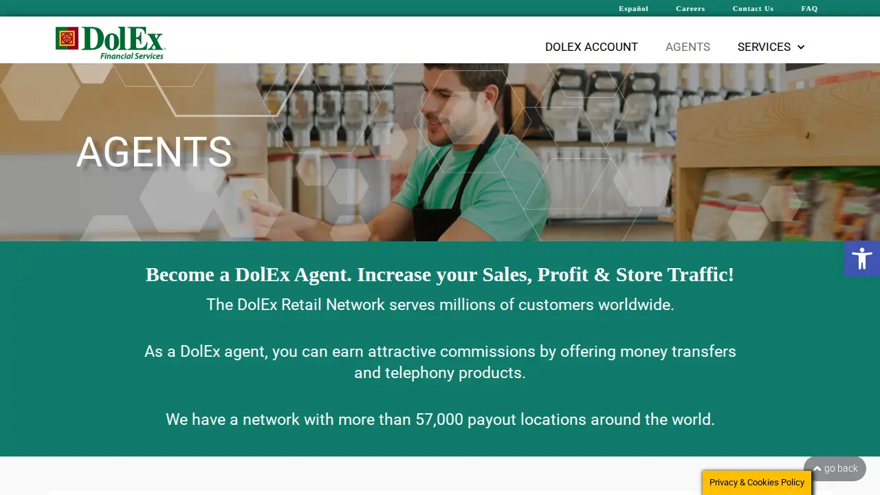 DolEx Agent page