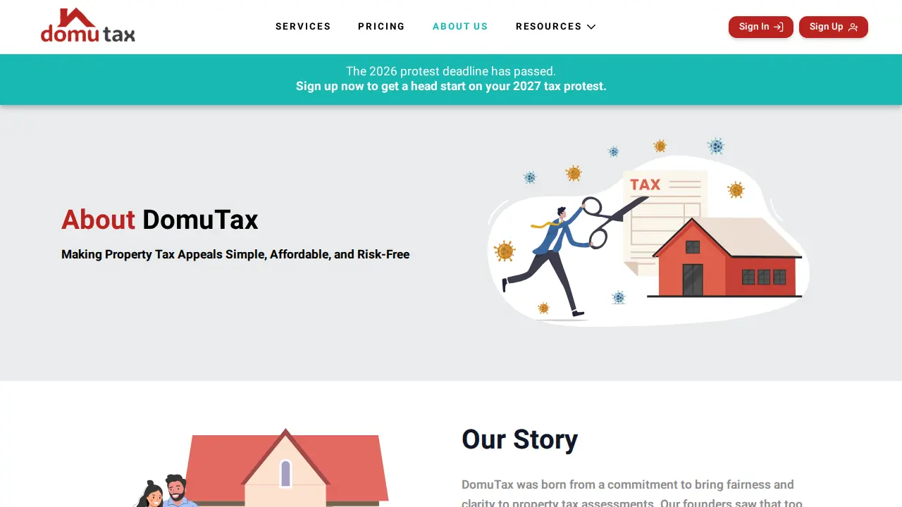 DomuTax page