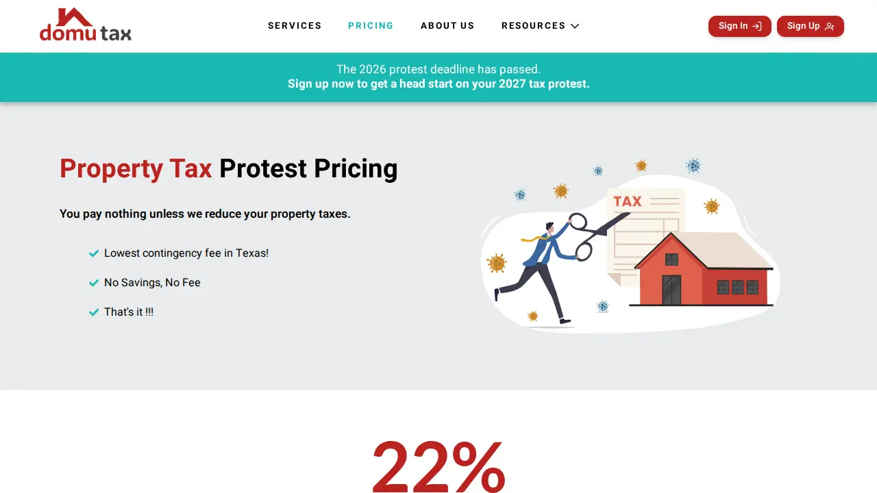 DomuTax page