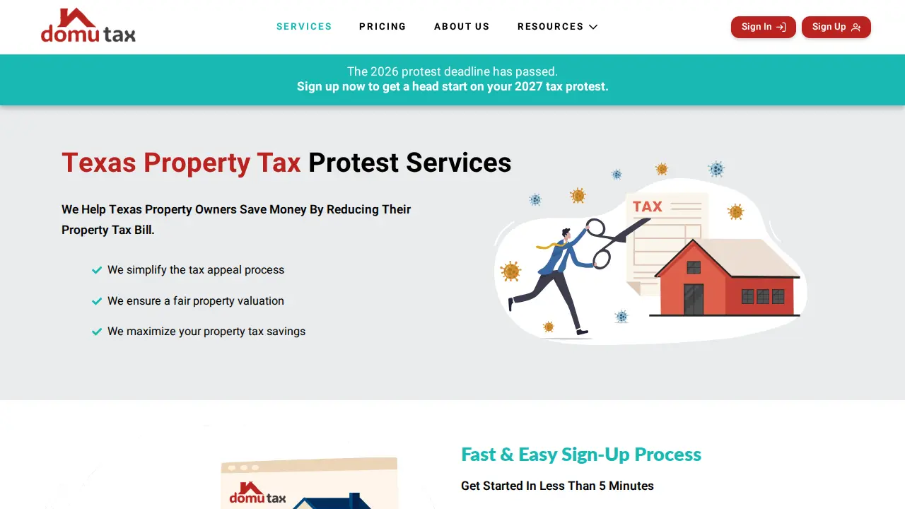 DomuTax page