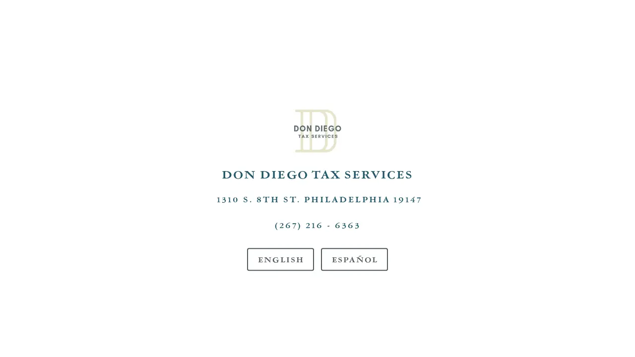 Don Diego Multi Service website