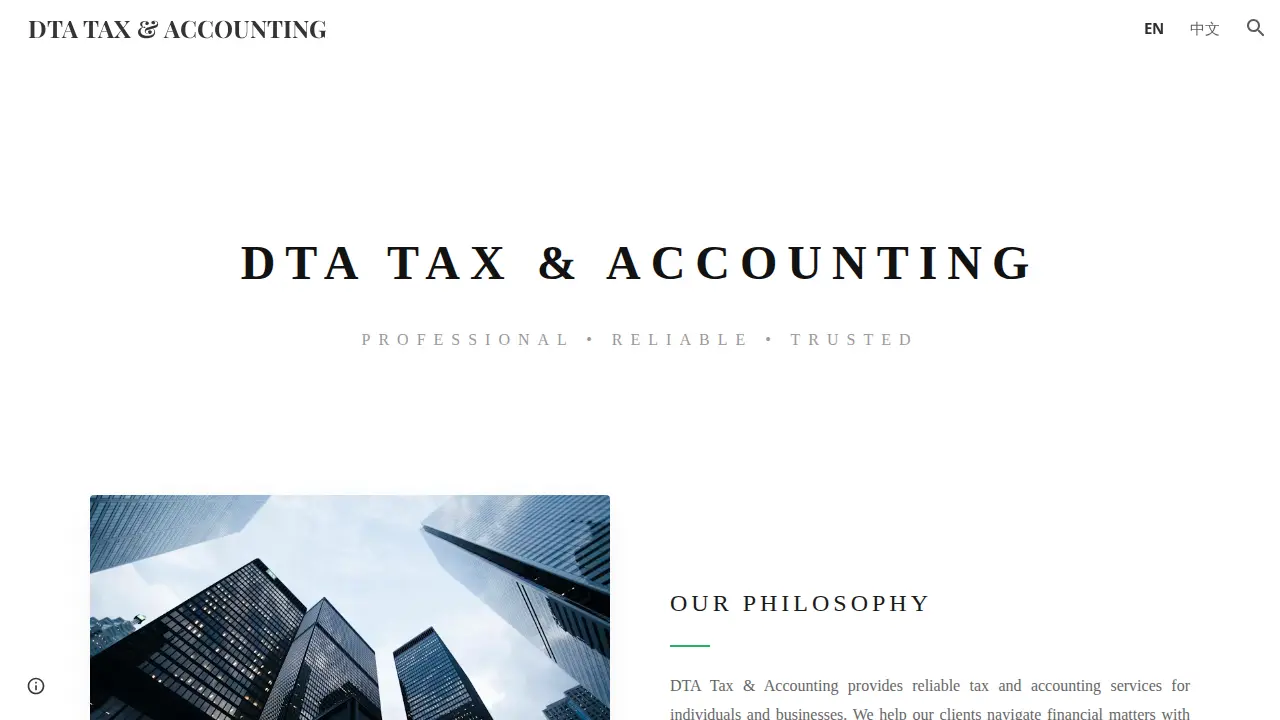 DTA Tax & Accounting 东禾会计事务所