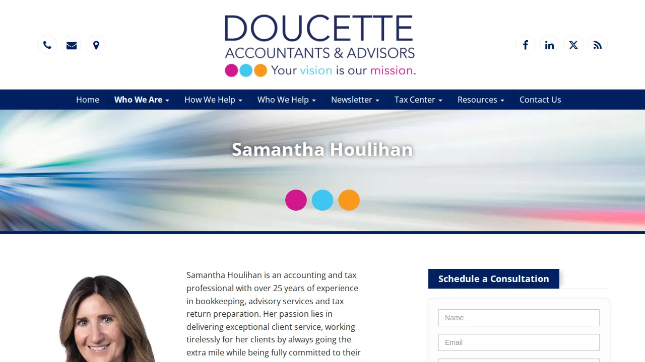 Doucette & Doucette CPAs page