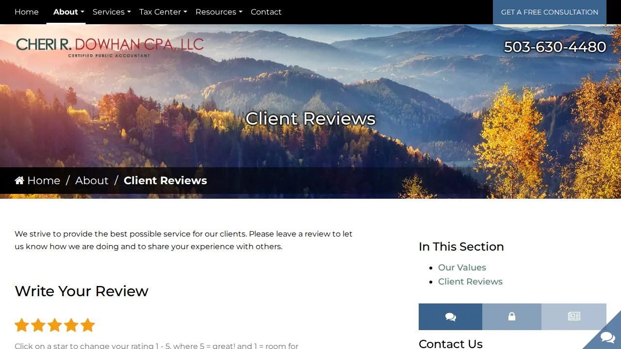 Cheri R Dowhan LLC page