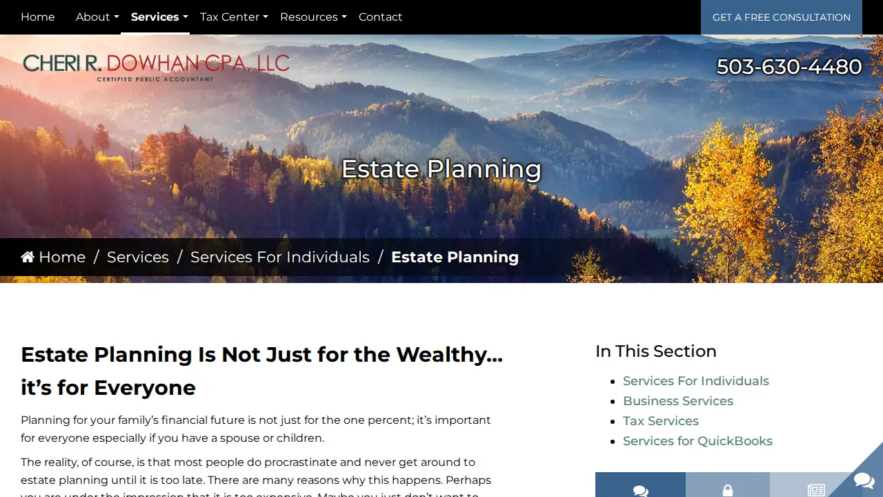 Cheri R Dowhan LLC page