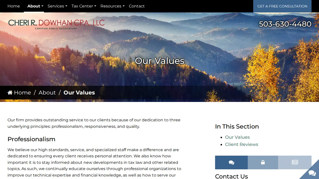 Cheri R Dowhan LLC page