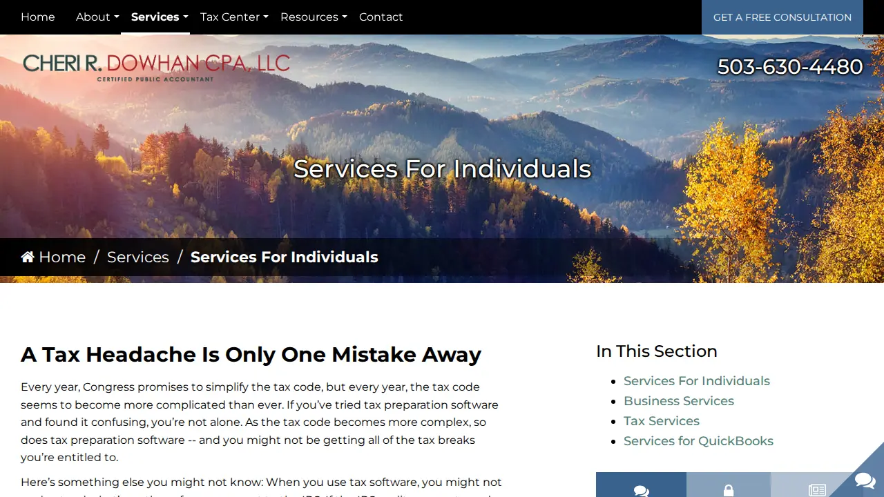 Cheri R Dowhan LLC page