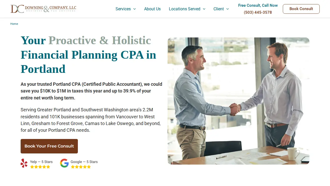 Small Business Accountant Portland CPA | Bookkeeping Service | Estate Planning