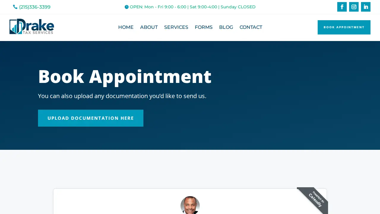 Drake Tax Services page