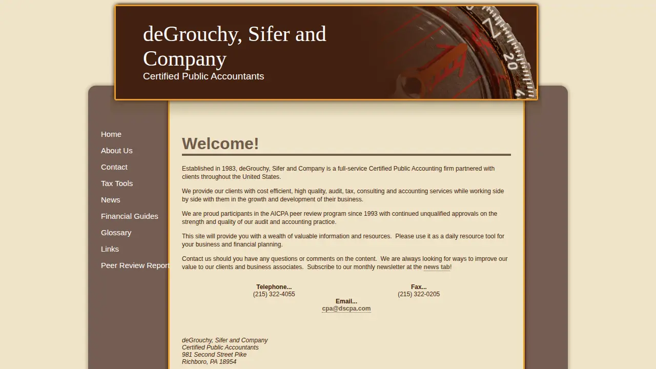 De Grouchy Sifer & Co website