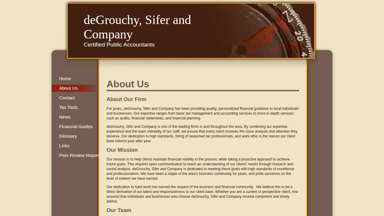 De Grouchy Sifer & Co page