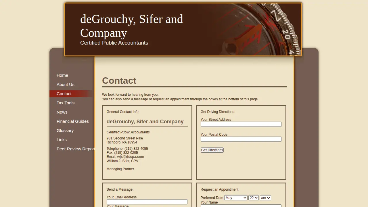 De Grouchy Sifer & Co page