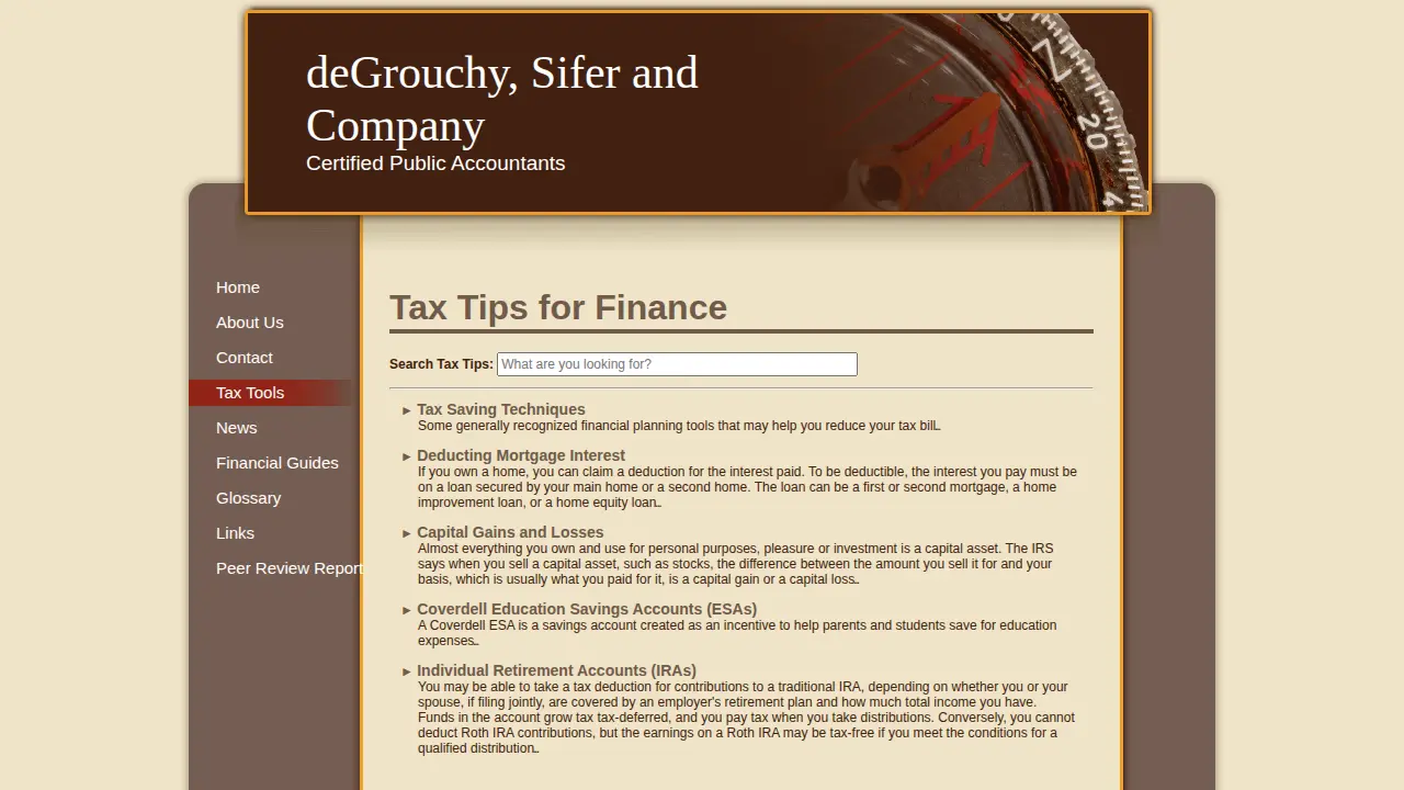 De Grouchy Sifer & Co page