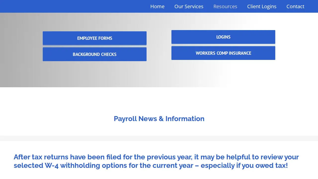 Datasystems Inc - DSI Payroll page