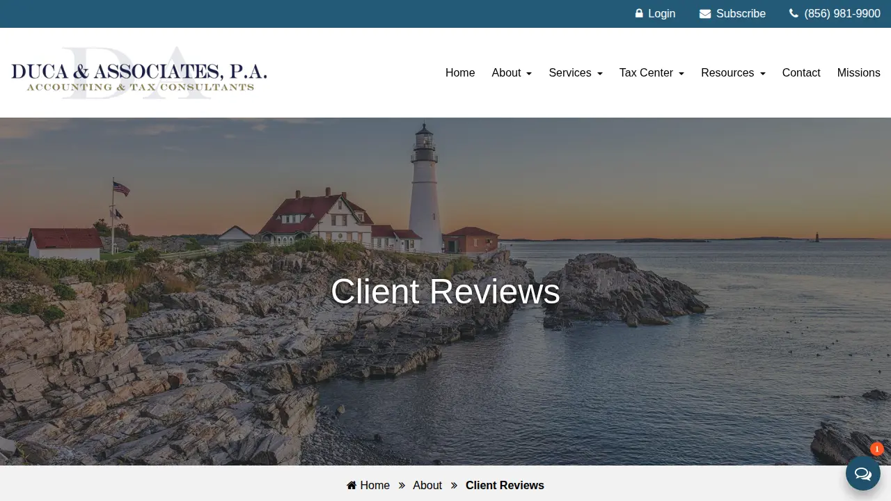Duca & Associates, P.A. page