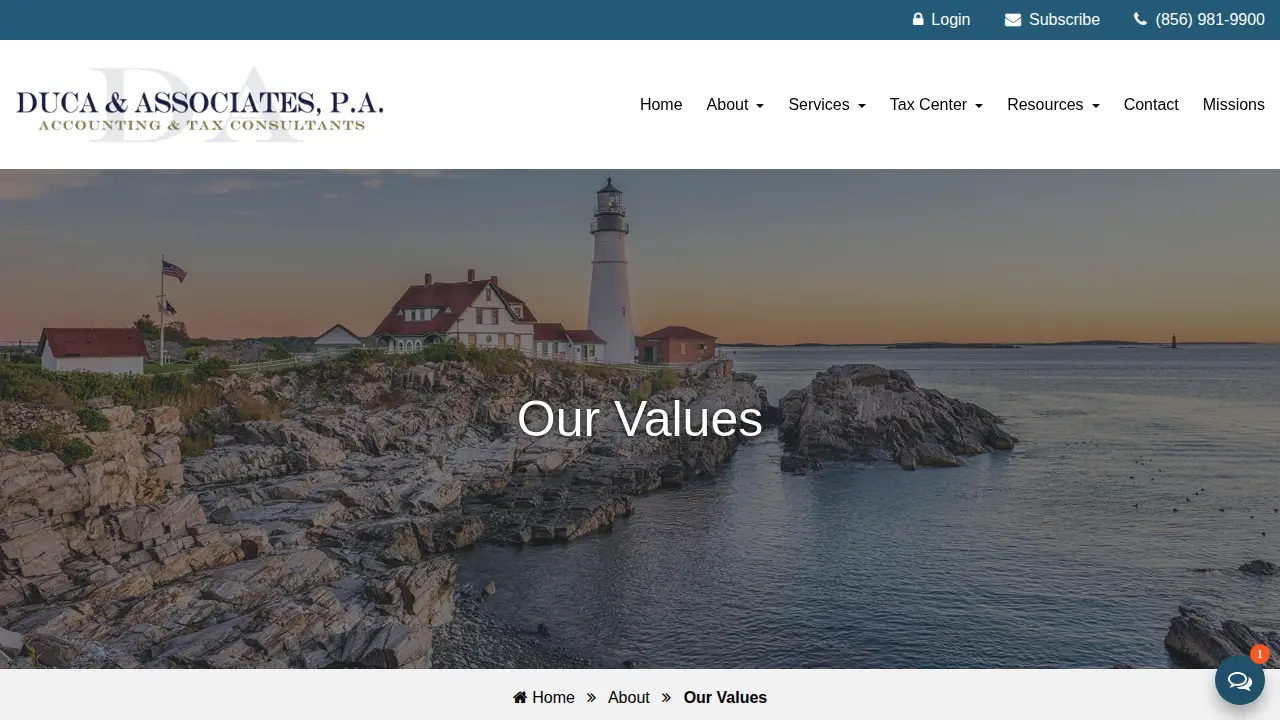 Duca & Associates, P.A. page