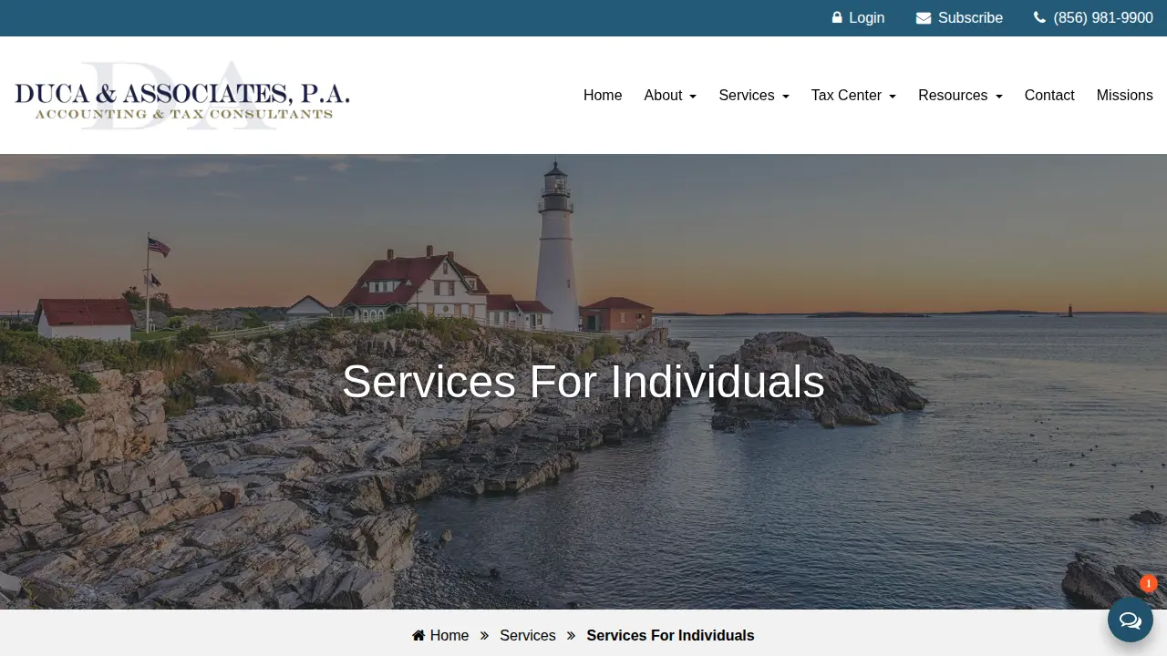 Duca & Associates, P.A. page