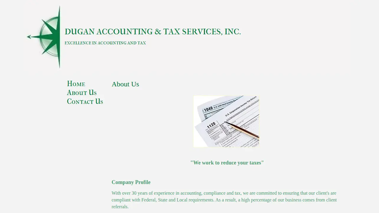 DUGAN ACCOUNTING & TAX SERVICES, INC page