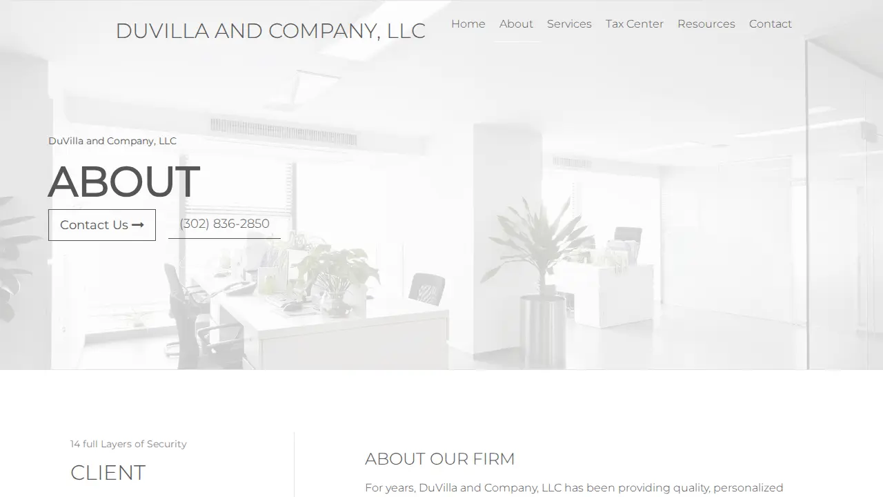 DuVilla and Company, LLC page