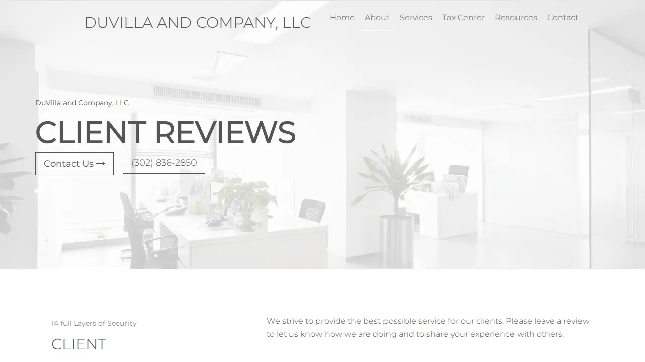 DuVilla and Company, LLC page