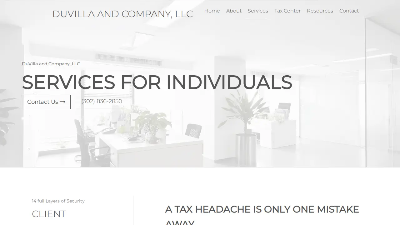 DuVilla and Company, LLC page
