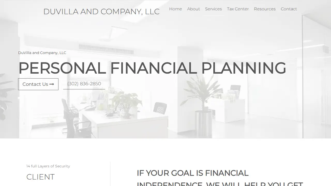 DuVilla and Company, LLC page