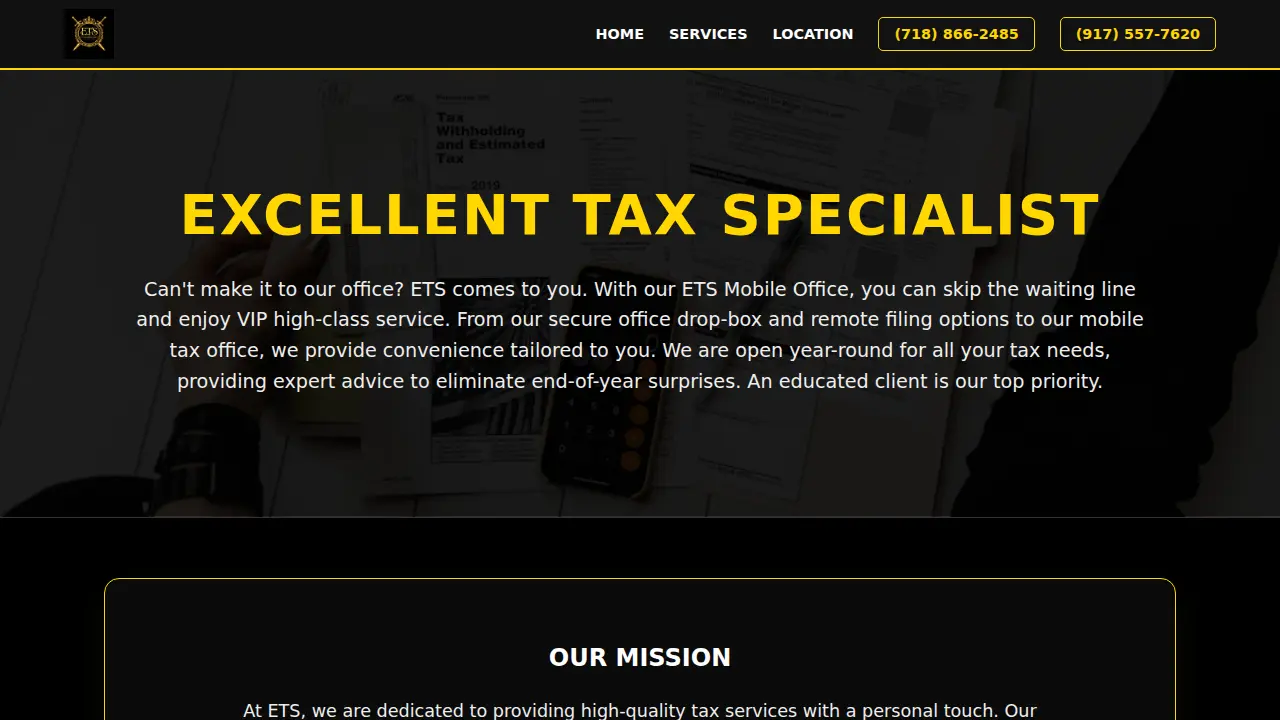 ETS. E-TAX- SPECIALIST