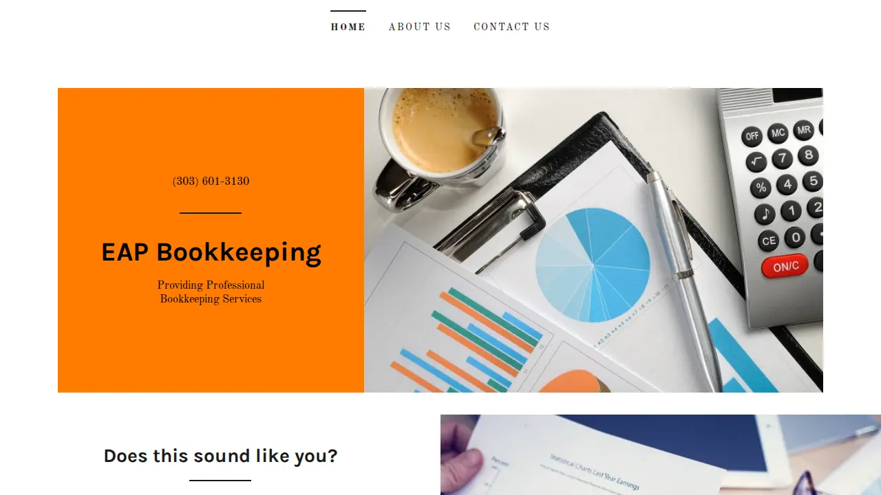 EAP Bookkeeping page
