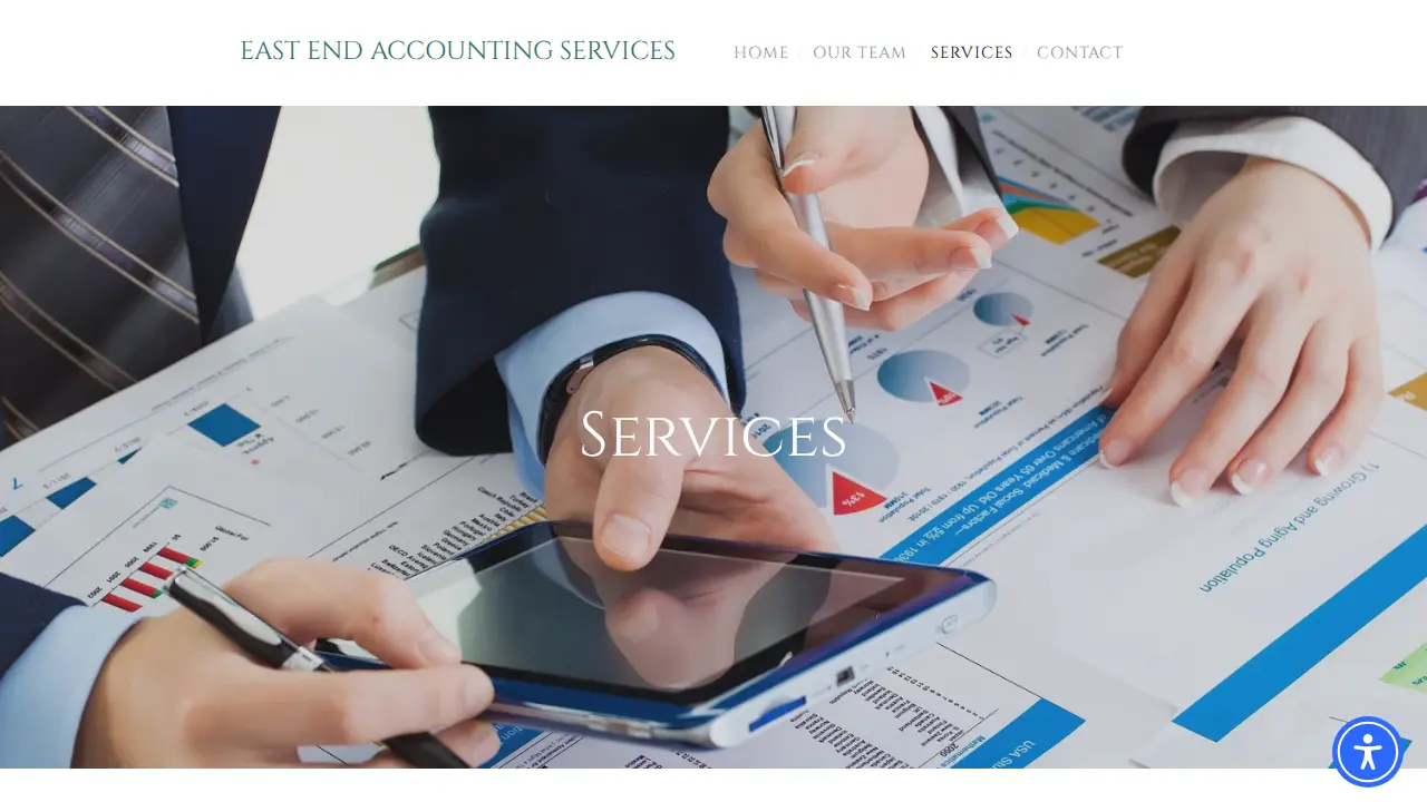 East End Accounting Services page
