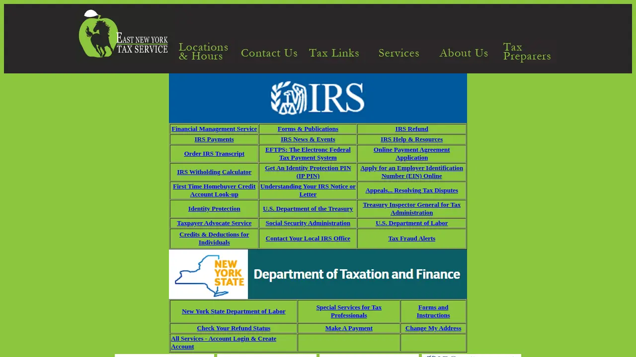 East New York Tax Service Inc. page
